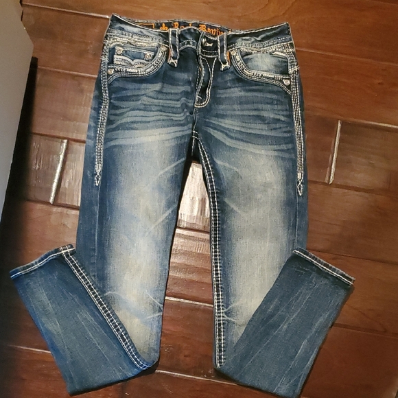Rock Revival Blue Ankle & Cropped Jeans
